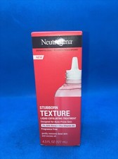 Neutrogena Stubborn Texture Liquid Exfoliating Treatment Acne Prone Skin 4.3 oz