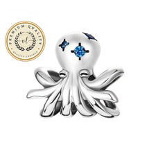 Octopus Charm For Bracelet, Ocean Charm