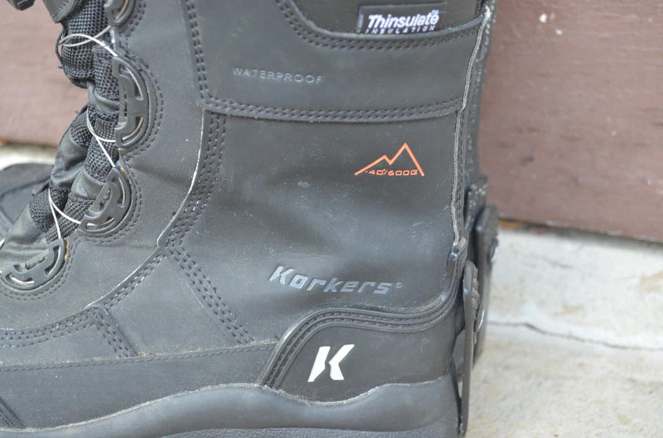 Botas de trabajo de invierno de seguridad Korkers IceJack Pro para hombre talla US 9 Foto 4 de 4