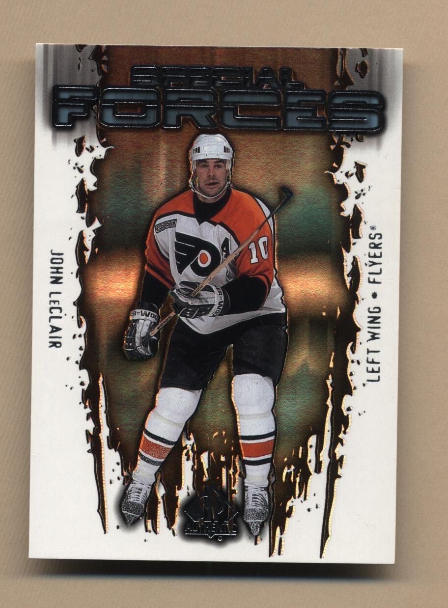 2000-01 SP Authentic Special Forces Insert John LeClair (Flyers)