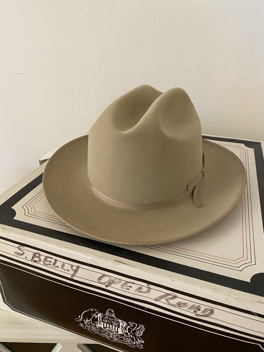 VTG Stetson 3x Beaver Silver Belly Open Road Rancher Cowboy