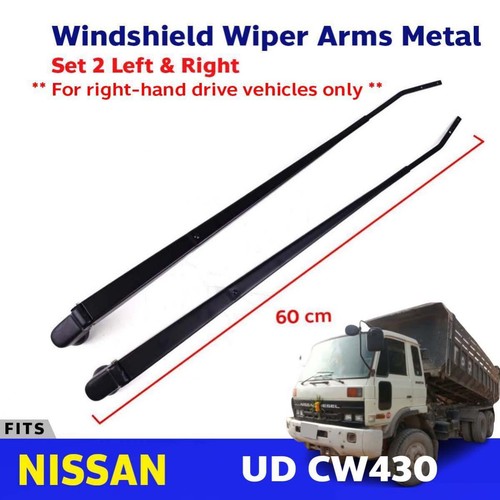 Windshield Wiper Rhd For Nissan UD CW430 Truck Front Windshield Wiper Arm Metal LH+RH 2 PCS ...