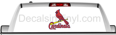 Rear window graphic view thru decal sticker, pickup truck SUV Van SP108