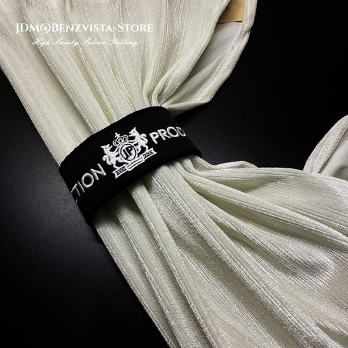 JDM Cayears Produce White JP Canary Straps Car Curtains Window Shade Valance 60M - Picture 3 of 12