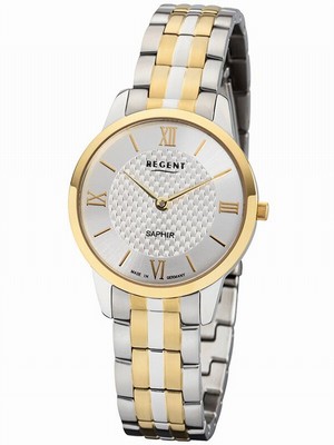 Elegante Regent GM-1624 bicolor Damenuhr MADE IN GERMANY UVP* 158,00 EUR