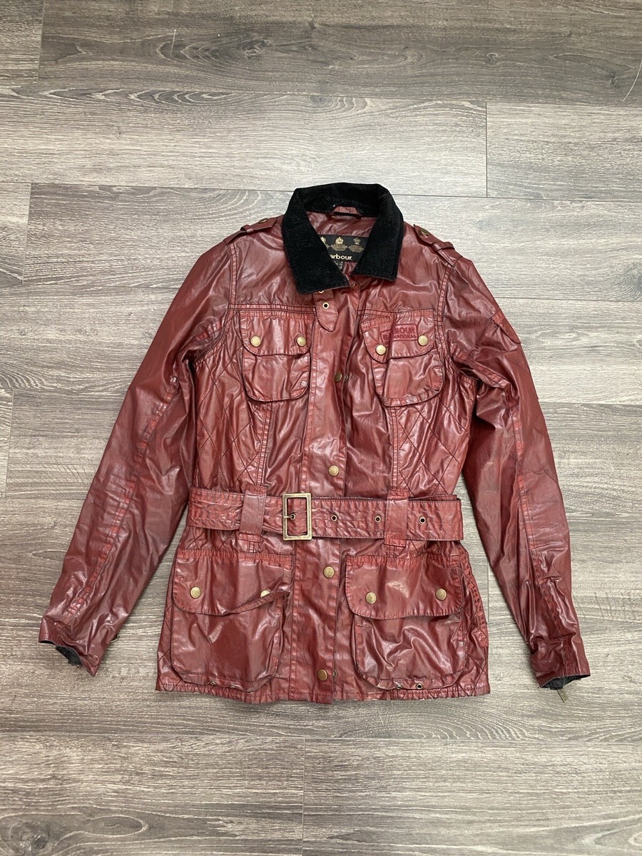 Barbour International Ladies International Waxed-Cotton Jacket