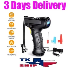 Car Air Tire Pump Inflator Compressor LED Digital Electric Portable 150PSI 12V