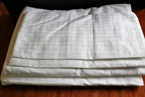 Frette Claudia White Sateen King 4-Piece Flat Sheet Set 100% Cotton NWT - Picture 5 of 5