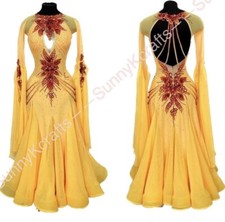 SunnyK Waltz Tango st Dance Dress Salsa Costume Stardard Ballroom Competition