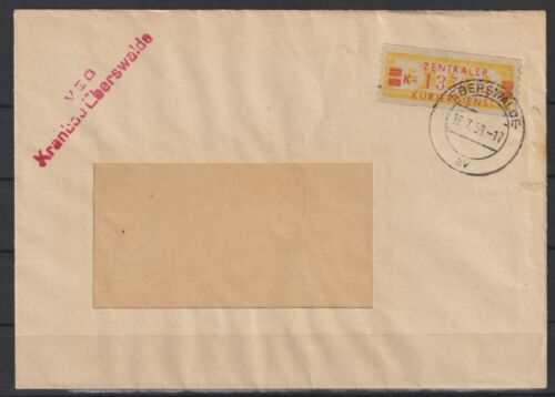 DDR ZKD Dienst Brief VEB Kranbau Eberswalde, 1958 #1073799 - Bild 1 von 2
