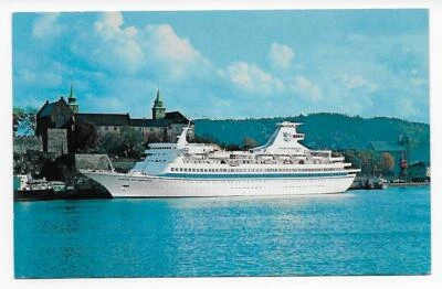 Royal Caribbean MS SONG OF NORWAY Colour Postcard. MV SS RMS. - Image 1 of 2