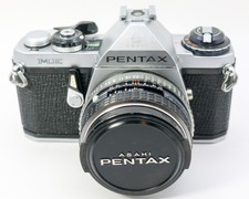 Pentax ME 35mm Film SLR Camera Kit w/ SMC 50mm f/2 Prime Lens - Tested Working