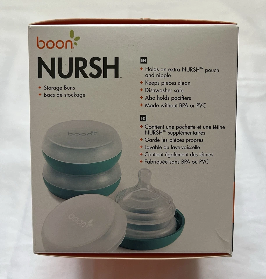 Булочки для хранения детских бутылочек Boon Nursh — дорожный держатель — синие и белые, 3 карата новые - Изображение 2 из 4