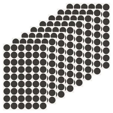 432 Pcs Dia. 21mm/0.8" Hole Cover Stickers, Pale Black