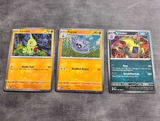 Pokemon TCG Lost Thunder English Holo 3- Cosmo Holo Larvitar Pupitar Tyranitar