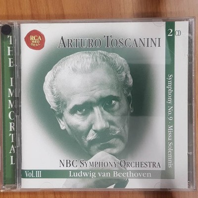 ARTURO TOSCANINI immortal 3: beethoven symphony no. 9 NM/EX (2CD, Klassik)