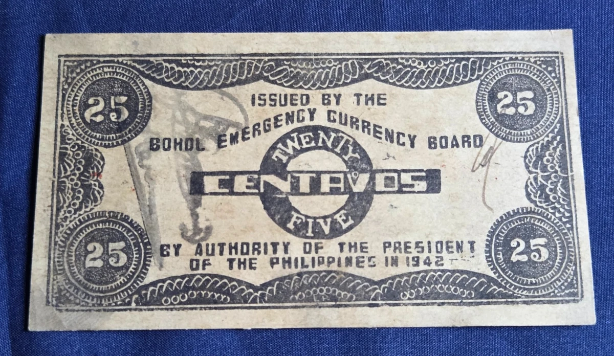 13668 フィリピン 1942年 緊急通貨 セット 10・25・50センタボス 1942 Year Philippine Paper Money for sale | eBay