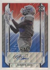 2021 Leaf Metal Draft Red White & Blue Wave 2/5 Damonte Coxie #BA-DC1 Auto 0c6