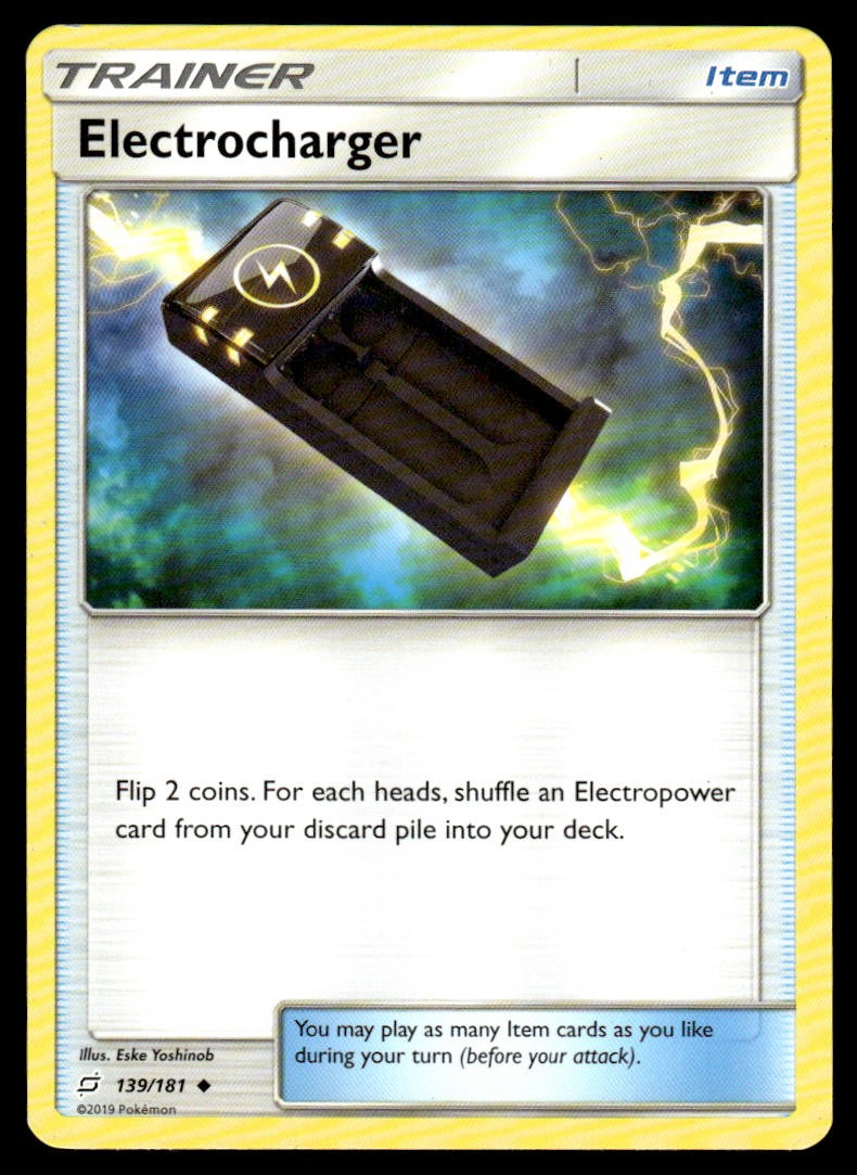 Electrocharger 139/181 Uncommon Team Up Pokemon MP
