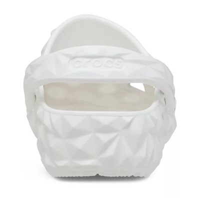 mmm⭐︎　0916 Crocs Classic Geometric Clog Sandals Men's 9 White Slide Shoes