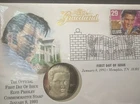 1993 Elvis Presley First Day Cover & 1 oz .999 Silver Proof Round in OGP