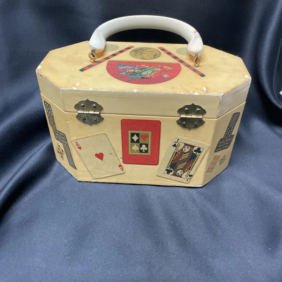 Bolso de Mano Annie Laurie Originales Palm Beach Vintage 3D Geisha Juegos de Cartas Foto 3 de 4