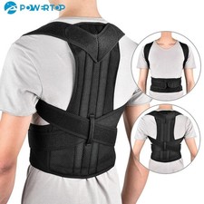 Adjustable Posture Corrector Low Back Support Shoulder Brace Belt for Men Women