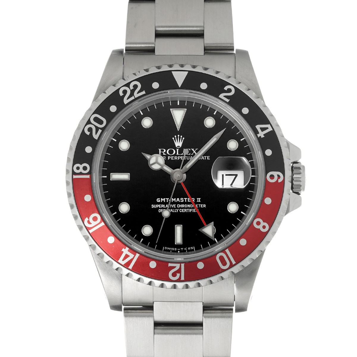 ROLEX GMT-MasterII 16710 black WATCH 744509
