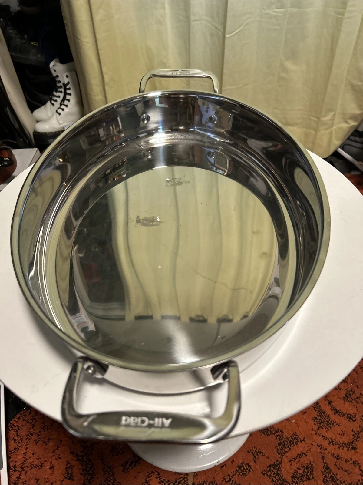 All-Clad Stainless Steel 15" Oval Baker Roaster New Store Model $180