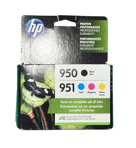 Genuine 950 951 Set Ink Cartridges HP OfficeJetPro 8610 8620 8100 8630 -4pk