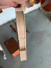 Aged Wood Unvarnished handmade 4/4 violin Stradivarius 1716 DDP to USA 