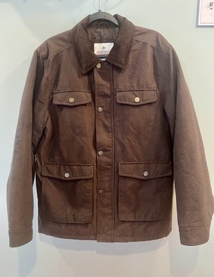 Rainforest Oxford Men's 4 Pocket Corduroy Collar Barn Jacket Brown Small