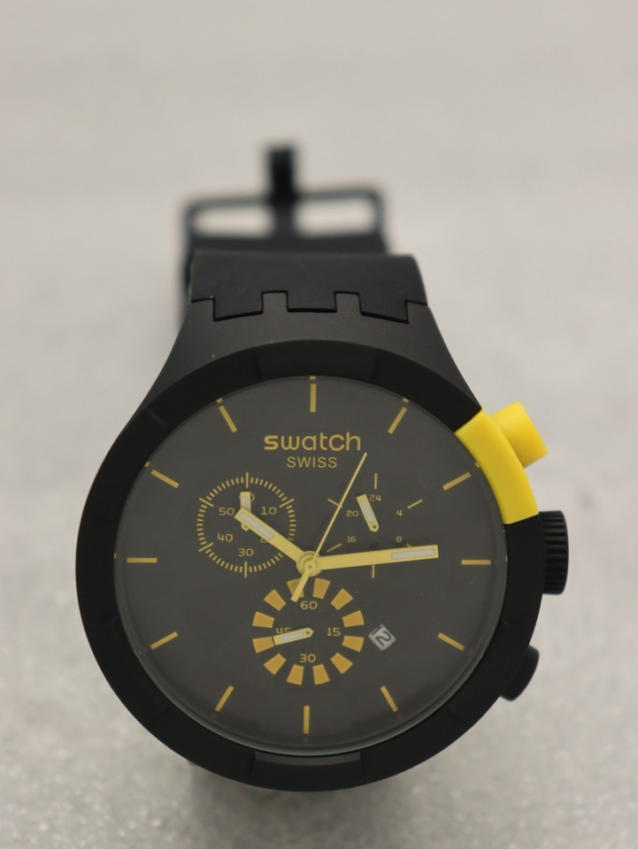 SWATCH Swiss Big Bold Checkpoint Yellow Men's Watch. | eBay