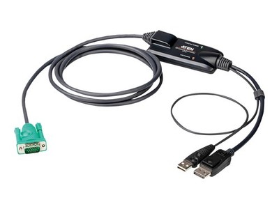 ATEN DisplayPort Console Converter CV190 - 5.91 ft KVM Cable for KVM Switch
