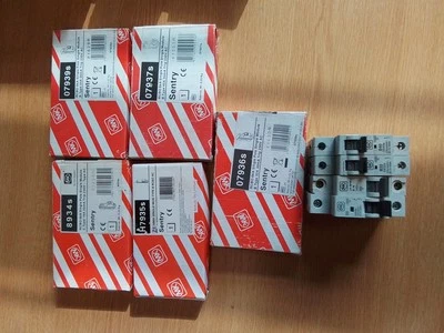 MK Sentry MCB and RCBO, 6A,10A,16A,20A,32A,40A,45A,50A mixed B and C Type