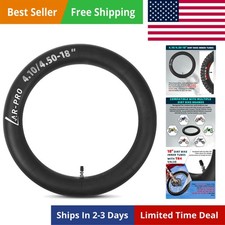 18" Heavy Duty Dirt Bike Inner Tube with TR4 Straight Valve for 110/100-18,11...