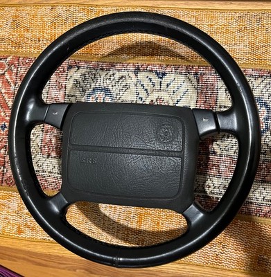 Saab 900 classic/ 9000 SRS leather steering wheel WITHOUT AIRBAG