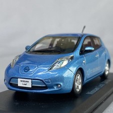Mini Car Nissan Leaf 2012 Blue 1/43 Scale Box Display Diecast Vol 188