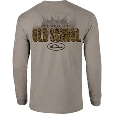 Drake Waterfowl Old School Original Long Sleeve T-Shirt