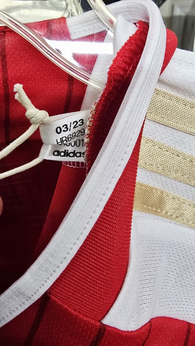 2023/24 adidas ARSENAL #41 RICE HOME SOCCER JERSEY Scarlet/White