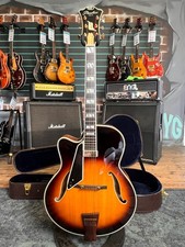 Peerless Monarch Antique Sunburst 2009 Left Handed Archtop Electric Guitar