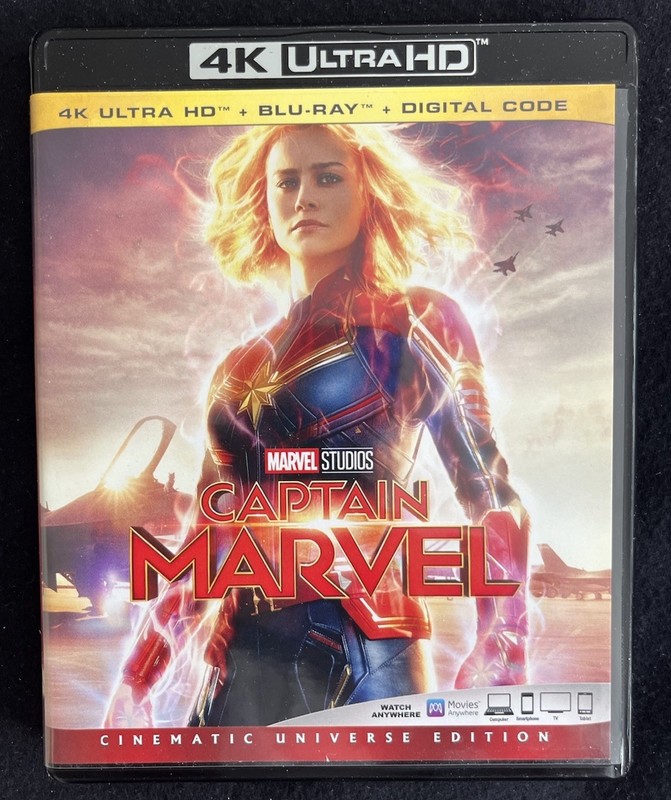 Captain Marvel (Ultra HD/Blu-Ray, Buena Vista, 2019) Brie Larson