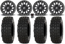 Fuel Vector Bdlk 15" Wheels Bk 35" XComp ATR Tires Polaris RZR XP 1000 / PRO XP