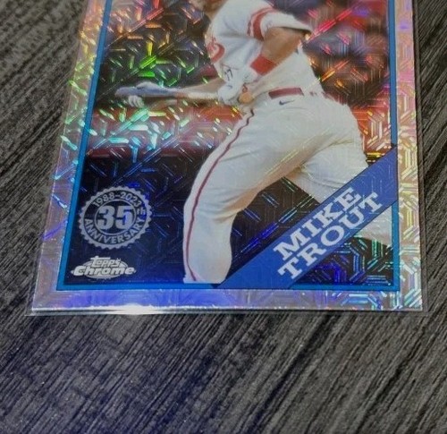 2023 Topps Chrome Silver Pack Mike Trout 35th Anniversary #T88C-77 Los Angeles - Bild 3 von 4