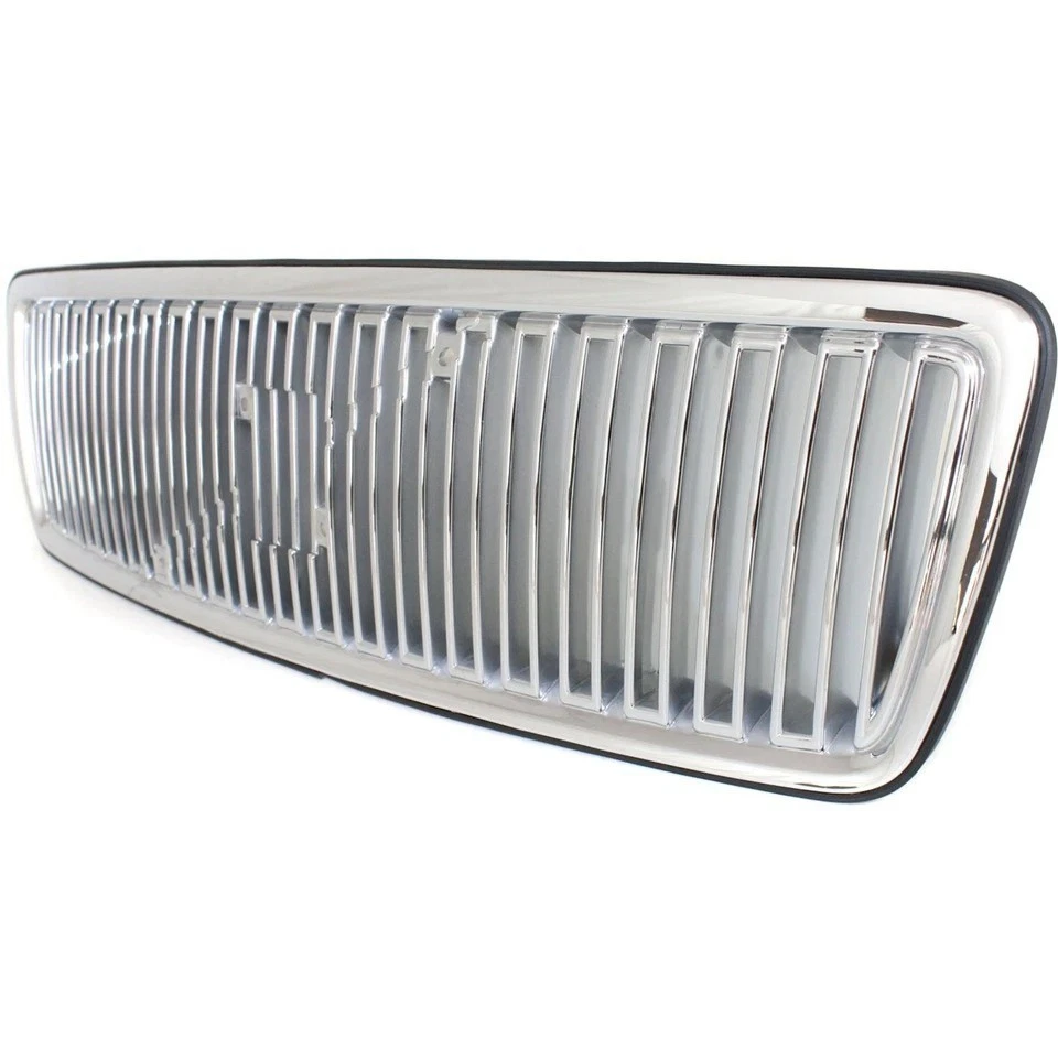 Chrome Shell with Silver Insert Plastic Grille For 98 Volvo S70 V70 91275800 Foto 3 de 4