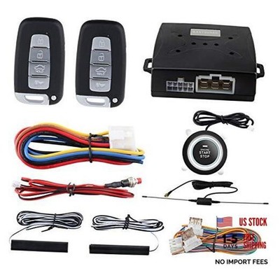  EC003N-K-1 PKE Car Alarm System Proximity Lock Unlock Push Button Start 