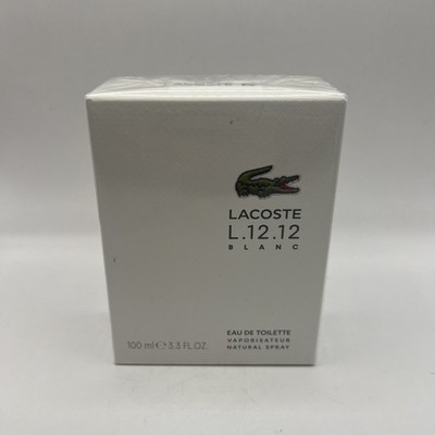 Lacoste L.12.12 White Blanc by Lacoste, 3.3 oz EDP Spray for Men Sealed