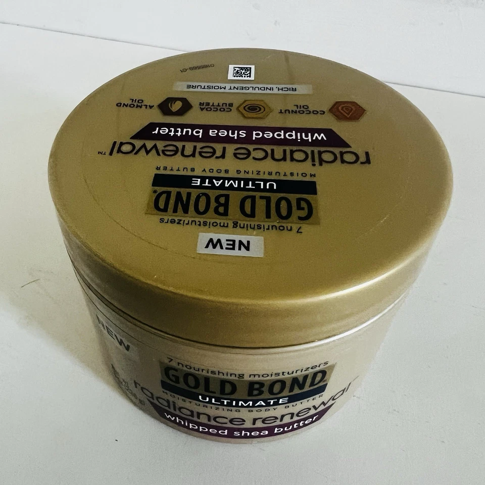 Crema de renovación Gold Bond Ultimate Radiance manteca de karité batida 8 oz Foto 3 de 4