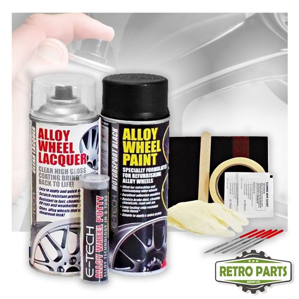 Leichtmetallfelge Reparatur & Set FüR Mazda Komplett Pro DIY Farbe Black-image