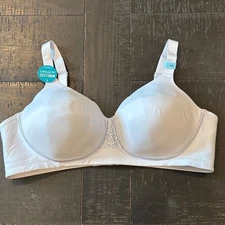 New Baby Blue Vanity Fair® Beyond Comfort Full Figure Wireless Bra 40C